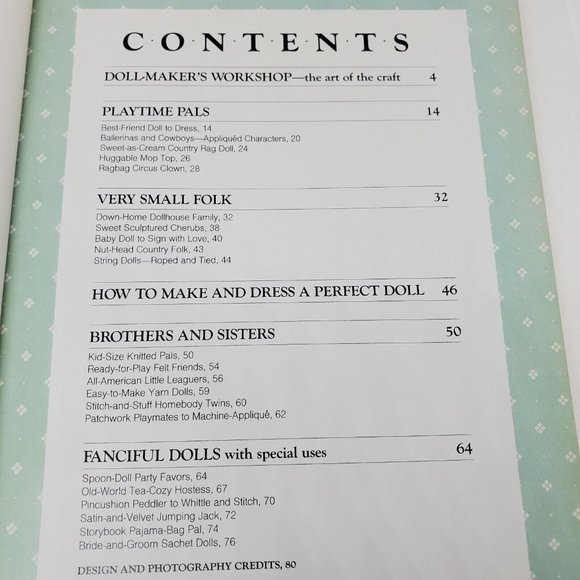 Cherished Dolls To Make For Fun Better Homes and Gardens HC Vintage 1984 - Picture 3 of 14